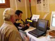 Student and mentor: Paul Asciak overseas the QSOs of Chris Zammit, 9H1CZ.