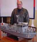 Retired Staff Sergeant Nappa, Swift boat modeller.