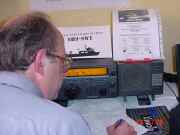 Roger Xuereb Archer (9H5L) works some stations during VIP day.