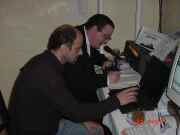 Paul on QSO, and Vince (9h5ZA) on the log: QSOs galore open that evening!