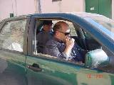 9H1-EI mobile with Silvio and Paul in the rear observing.